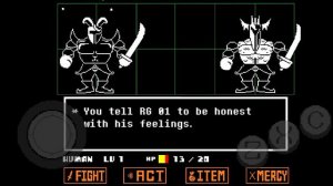 Undertale - Pacifist RG 01 & RG 02 fight