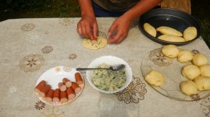 ПИРОЖКИ ИЗ ДЕТСТВА В КАЗАНЕ НА КОСТРЕ