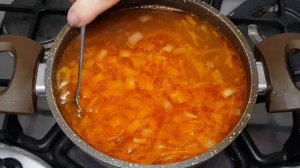 СУП с ЯЙЦАМИ и жареной ВЕРМИШЕЛЬЮ  Турецкая кухня