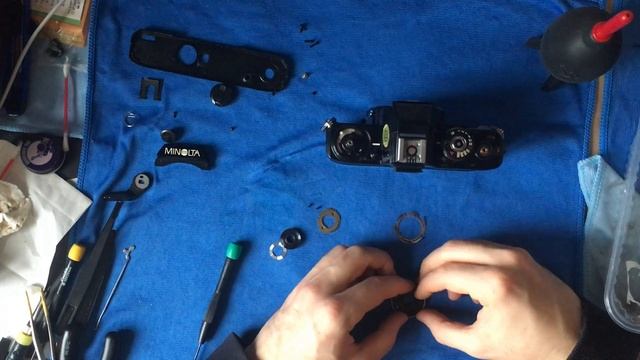 Minolta X-700 Сборка и настройка. смотреть онлайн