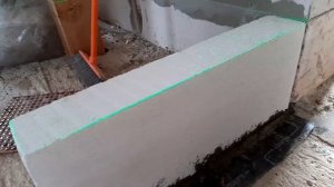 Перегородка из газобетона. Первый ряд газобетона перегородки. Первый ряд. Газобетон. Дом мечты. Дом