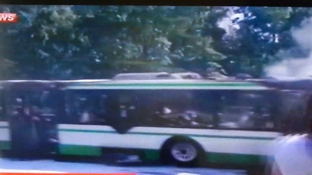 Москва Выхино.Жулебино.Горящий автобус. смотреть онлайн