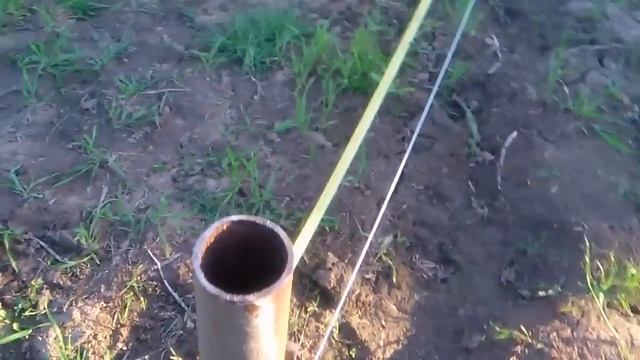 Фундамент на трубах, под теплицу.