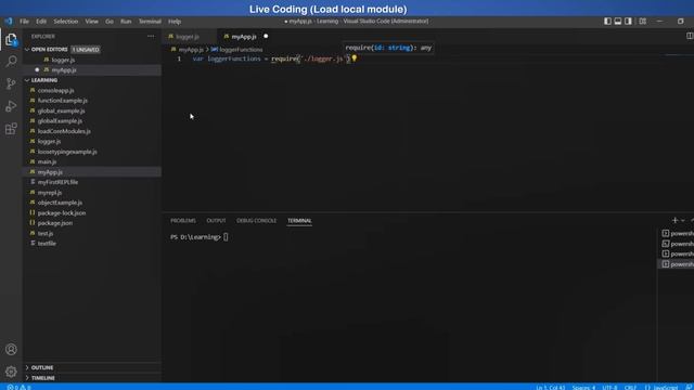 Node.js - Section 7 Modules | NodeJS Beginners | Simple Tutorials | Easy Learning