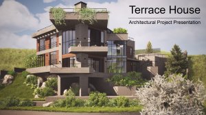 Architectural project presentation. Terrace House in Toksovo.