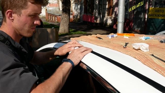 Ставим рейлинги на KIA К5 смотреть онлайн