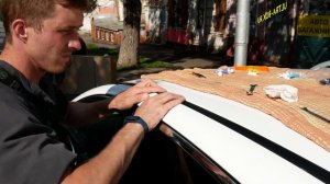 Ставим рейлинги на  KIA К5