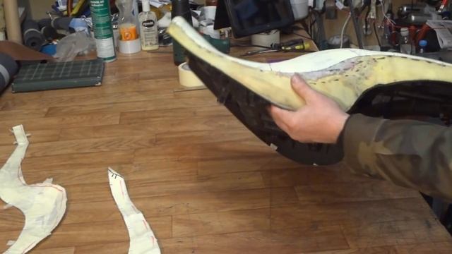 Перетяжка сидения мотоцикла. Подробно. Часть 1. смотреть онлайн