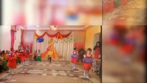 Танец "Самовар" в детском саду, ст.гр.