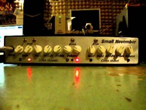 Small November. Tube guitar preamp.