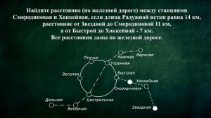 Решение заданий №1-5 (со схемой метро) ОГЭ по математике