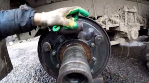 Урал серия 42,восстановление подкачки шин