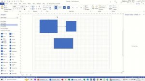 Microsoft Visio basic diagram, basic shapes and features.