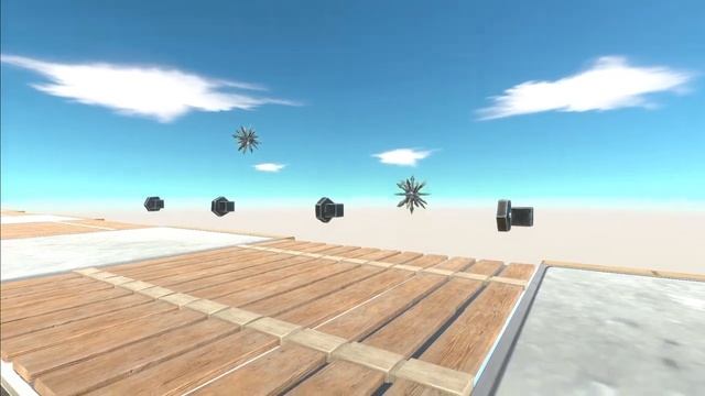 4 Swing Spike Ball Traps - Who Will Win? - Animal Revolt Battle Simulator смотреть онлайн