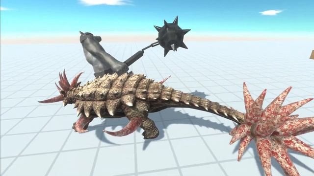 Mutant Ankylo Gene - 01(MAG-01) Super Weapons Dinosaur - New Update Animal Revolt Battle Simulator смотреть онлайн