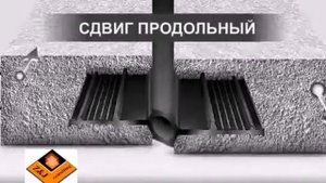 Гидроизоляционные шпонки в полах, гидрошпонки деформационных швов в полу
