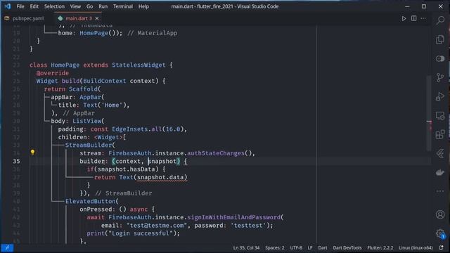Flutter - Firebase Integration from Scratch with Latest Stable Plugins - Firebase Auth and Firestor