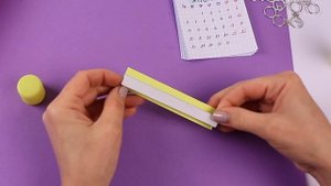 Мини НАСТОЛЬНЫЙ КАЛЕНДАРЬ своими руками ПРОСТО ИЗ БУМАГИ