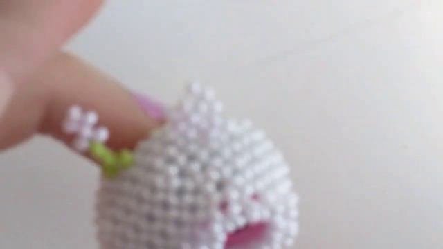 МК НА АМИГУРУМИ ЛАВАНДОВАЮ ЛАСКУ ИЗ БИСЕРА/3 ЧАСТЬ/ #бисероплетение #хочувтренды #амигурумиизбисера