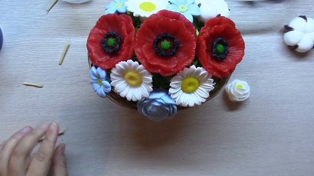 Мыловарение • Букет из мыла • Полевые цветы смотреть онлайн