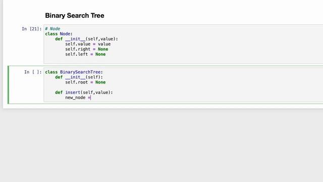 Binary Search Tree | Insert function | Python смотреть онлайн