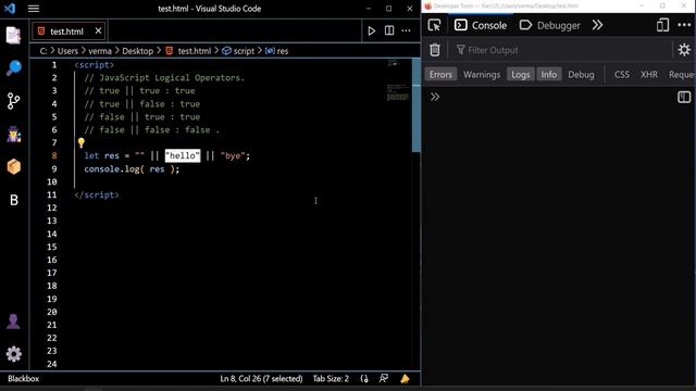 Logical Operators In JavaScript  In Hindi | JavaScript Logical Operators In Hindi #js #javascript