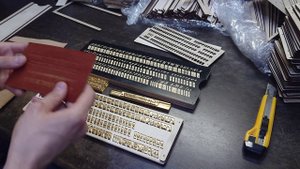 Самонаборный штамп для тиснения шрифт "Весна" русский 9 мм