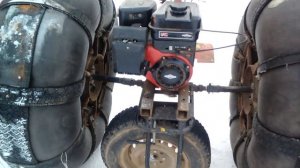 Мотоблок на камерах