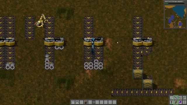Factorio Гайд - Конвееры и манипуляторы