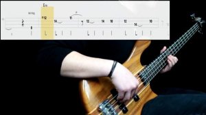 Iron Maiden - Wasted Years (Bass Cover) (Play Along Tabs In Video)
