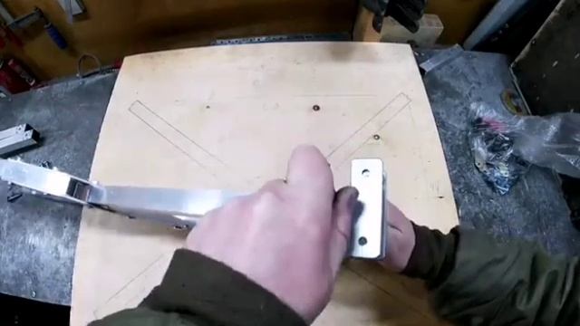 Самодельная походная раскладушка