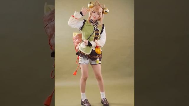 DokiDoki-SR Game Genshin Impact Yaoyao Cosplay Costume Yao yao