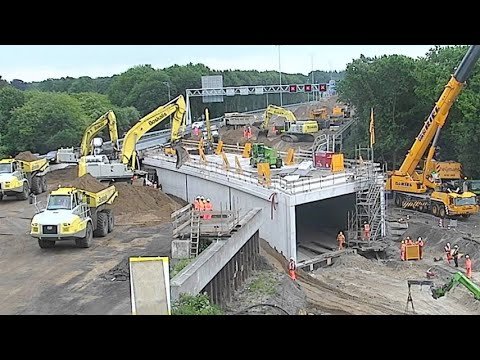 Строительство тоннеля за 2 дня - Невероятная современная строительная техника