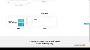 Denti - Landing page React JS Template coworking business Build Website