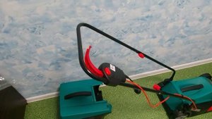 Распаковка — Газонокосилка электрическая Bosch Rotak 32