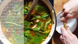 ITALIAN VEGAN MINESTRONE SOUP RECIPE - LOW SODIUM - ASMR -  | Connie's RAWsome kitchen