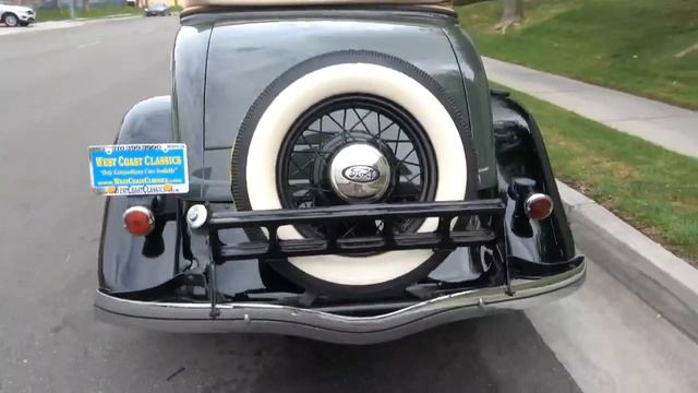 Beautifully restored 1934 Ford 2 Door V8 Cabriolet arrives at West Coast Classics, Torrance, CA смотреть онлайн