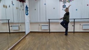 Народный станок. Упражнение Фондю низкие и высокие с поворотом