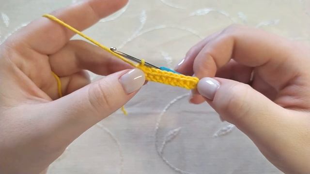 Столбик без накида. Учимся вязать amigurumi крючком. Вязание крючком для начинающих (3 урок)
