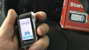 Volkswagen Polo автозапуск, установка сигнализации StarLine A93 с дистанционным запуском двигателя