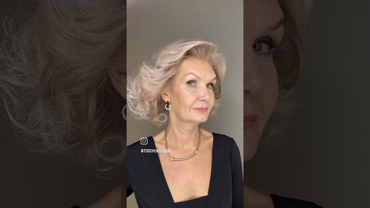 Умная стрижка и Макияж для женщин за 70 лет/Smart haircut and Makeup for women over 70 years old