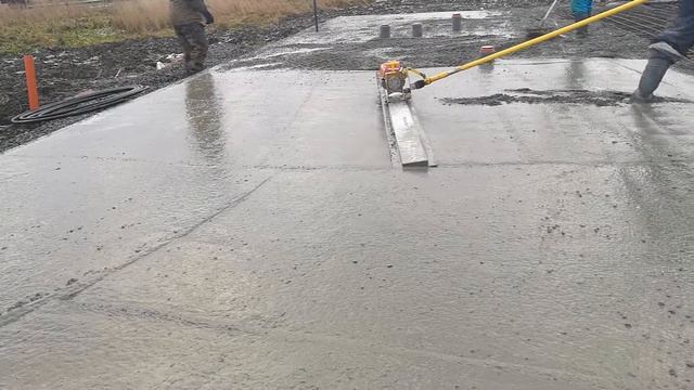 Виброрейка плавающая Masalta в работе ч.2 смотреть онлайн