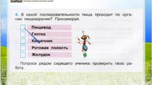 Задание 4 Наше питание - Окружающий мир 3 класс (Плешаков А.А.) 1 часть