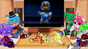 Fnaf security breach react to every ucn character in a nutshell|link in desc|gacha club|fnaf