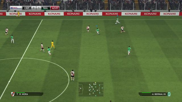PES 2015 Gameplay en PS4 - River Vs Nacional Simulación de la final смотреть онлайн