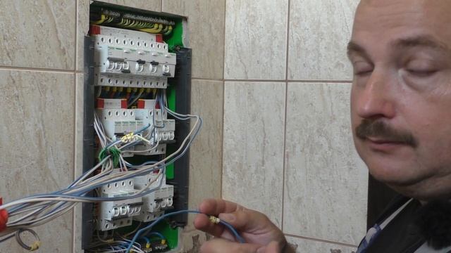Собираю электрощит для второго этажа