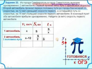9 класс. Задача на движение. Дробно рациональное равнение