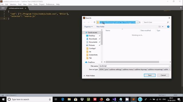 How to Write JavaScript Program in Sublime Text Editor