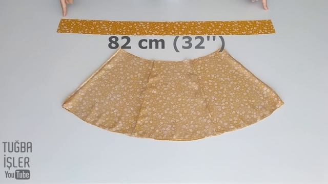 6 Pieces Kids Skirt Cutting and Sewing (Age 4) | Tuğba İşler смотреть онлайн