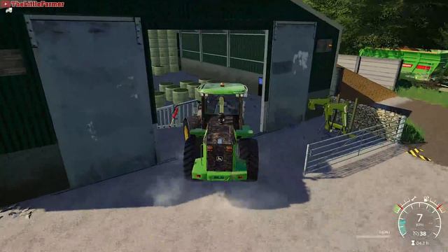Fertilizing Fields. Animal Care. Plowing After Corn Harvest | Greenwich Valley | FS19 TimeLapse #29 смотреть онлайн